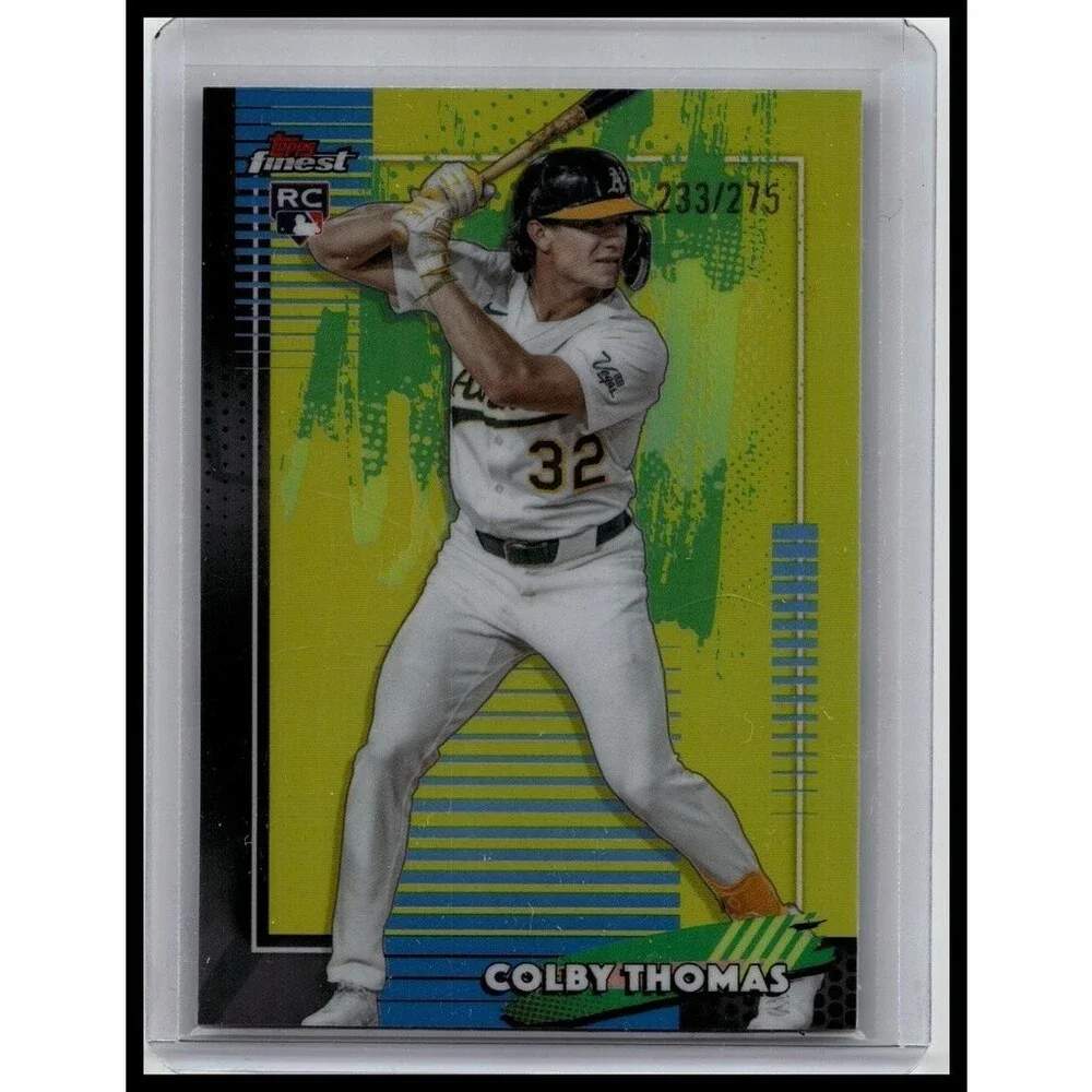 2026 Finest 75 Colby Thomas, Athletics Yellow/275